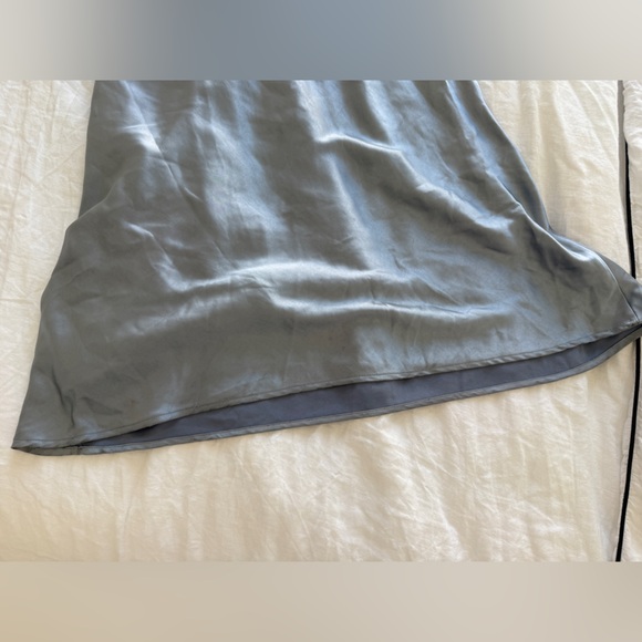 Meshki Blue Strapless Gown for Weddings with Matching Tie (optional) - Picture 11 of 11